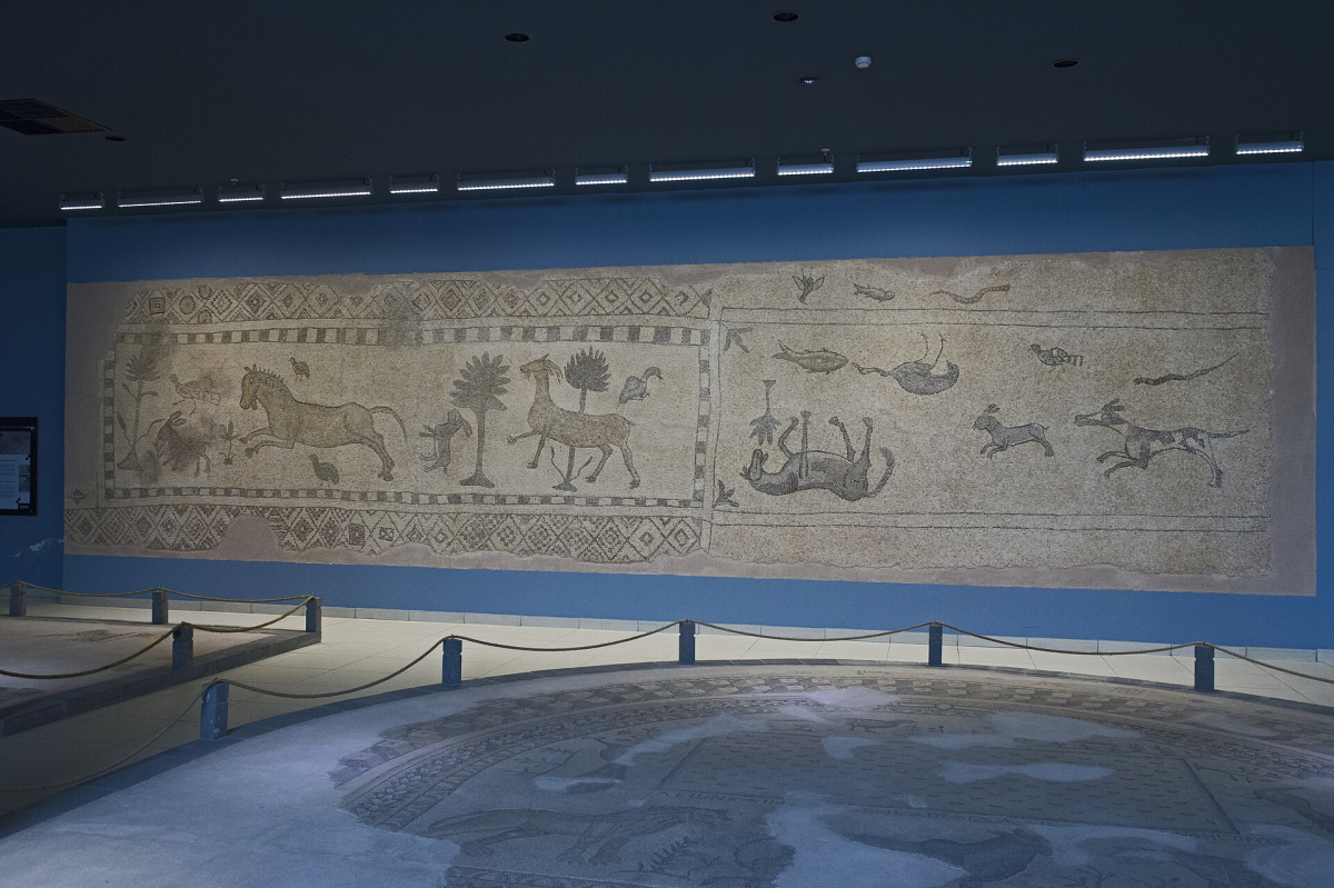 The Yarımca-Bağtepe mosaic at Gaziantep Zeugma Museum The Yarımca-Bağtepe mosaic at Gaziantep Zeugma Museum