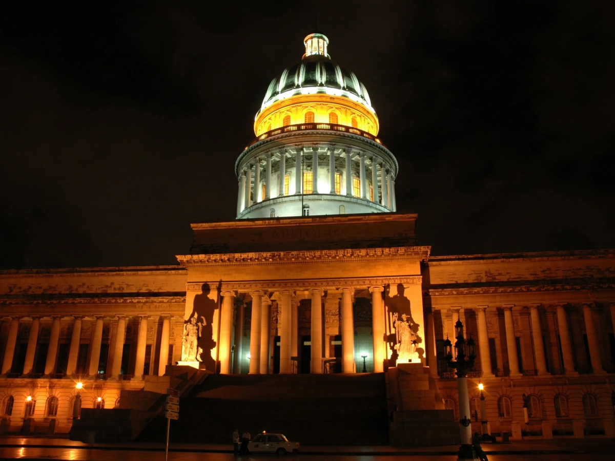 Havana Capitolio Havana Capitolio at night