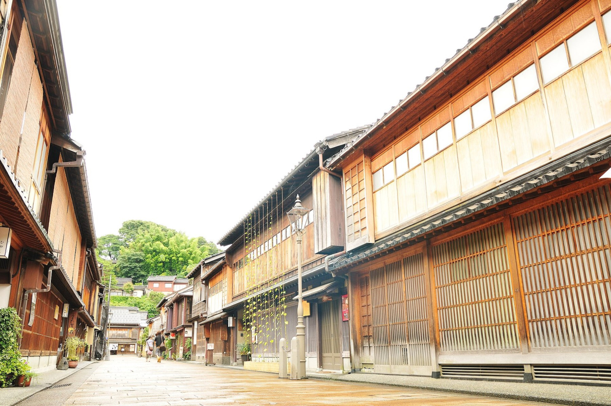 Historic wooden buildings in Kanazawa Historic wooden buildings in Kanazawa