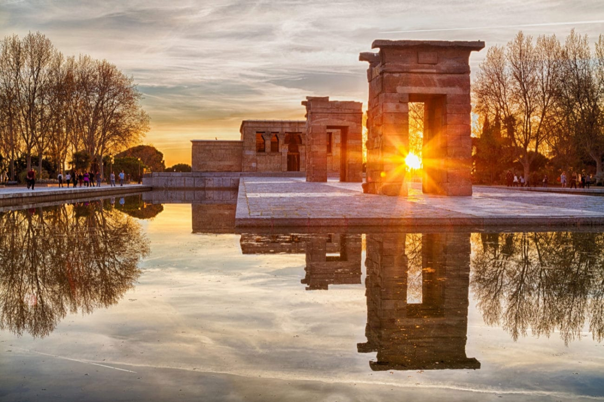 Temple of Debod in Madrid