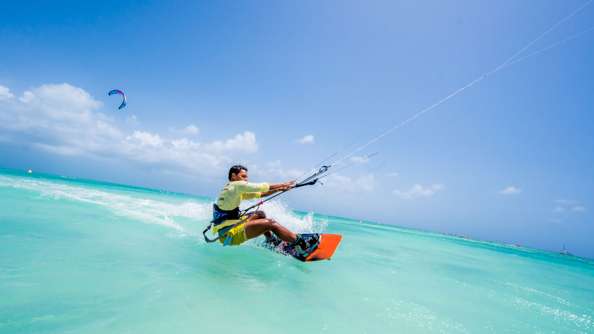 Kitesurfing